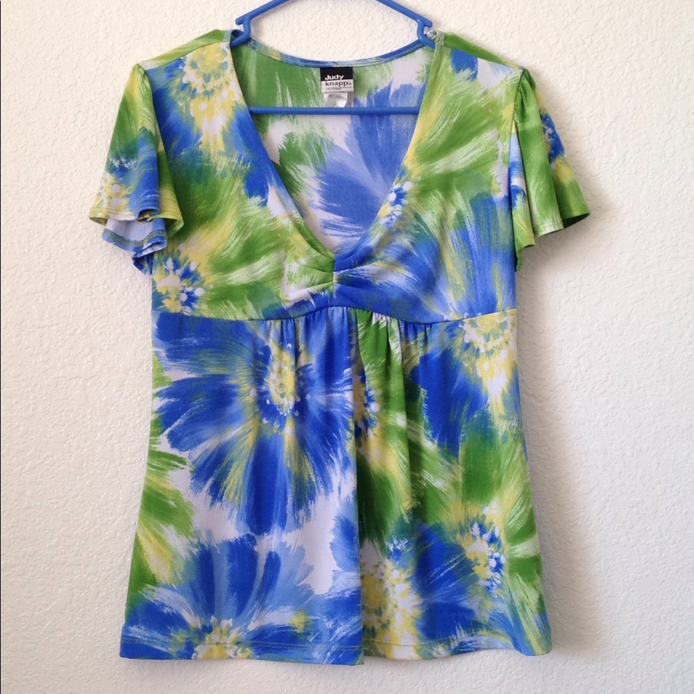 FINAL MARKDOWN Ladies' Judy Knapp Gathered Front Top (S) - Picture 1 of 6